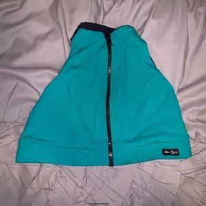 Jo+Jax reversible halter sports bra